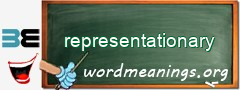 WordMeaning blackboard for representationary
